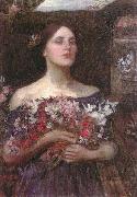 John William Waterhouse Gather Ye Rosebuds or Ophelia oil painting reproduction